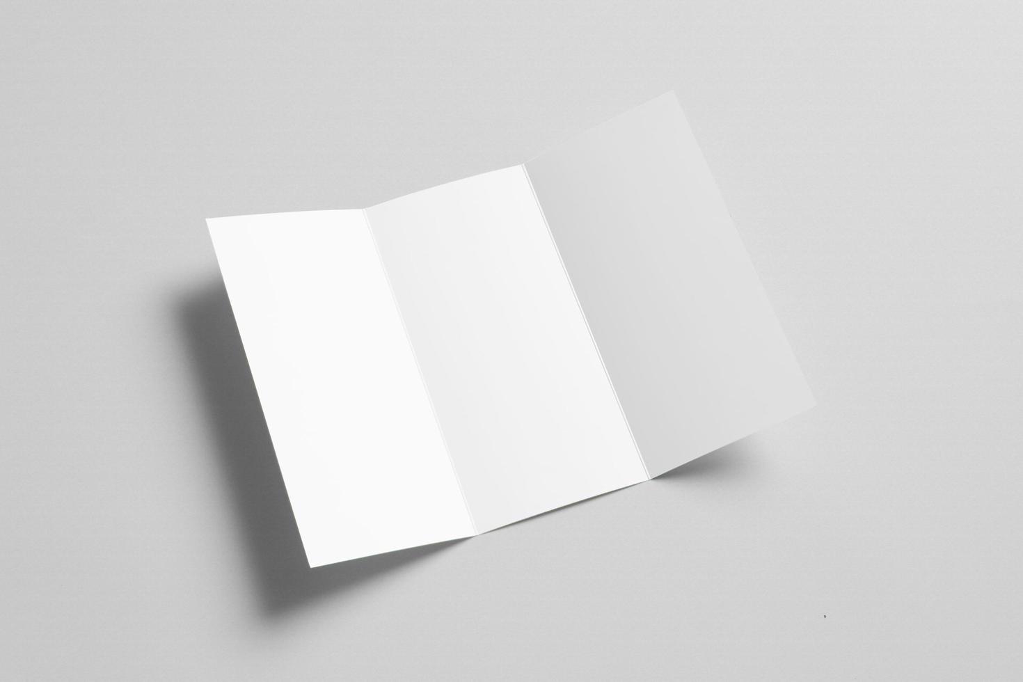 trifold brochure mockup photo