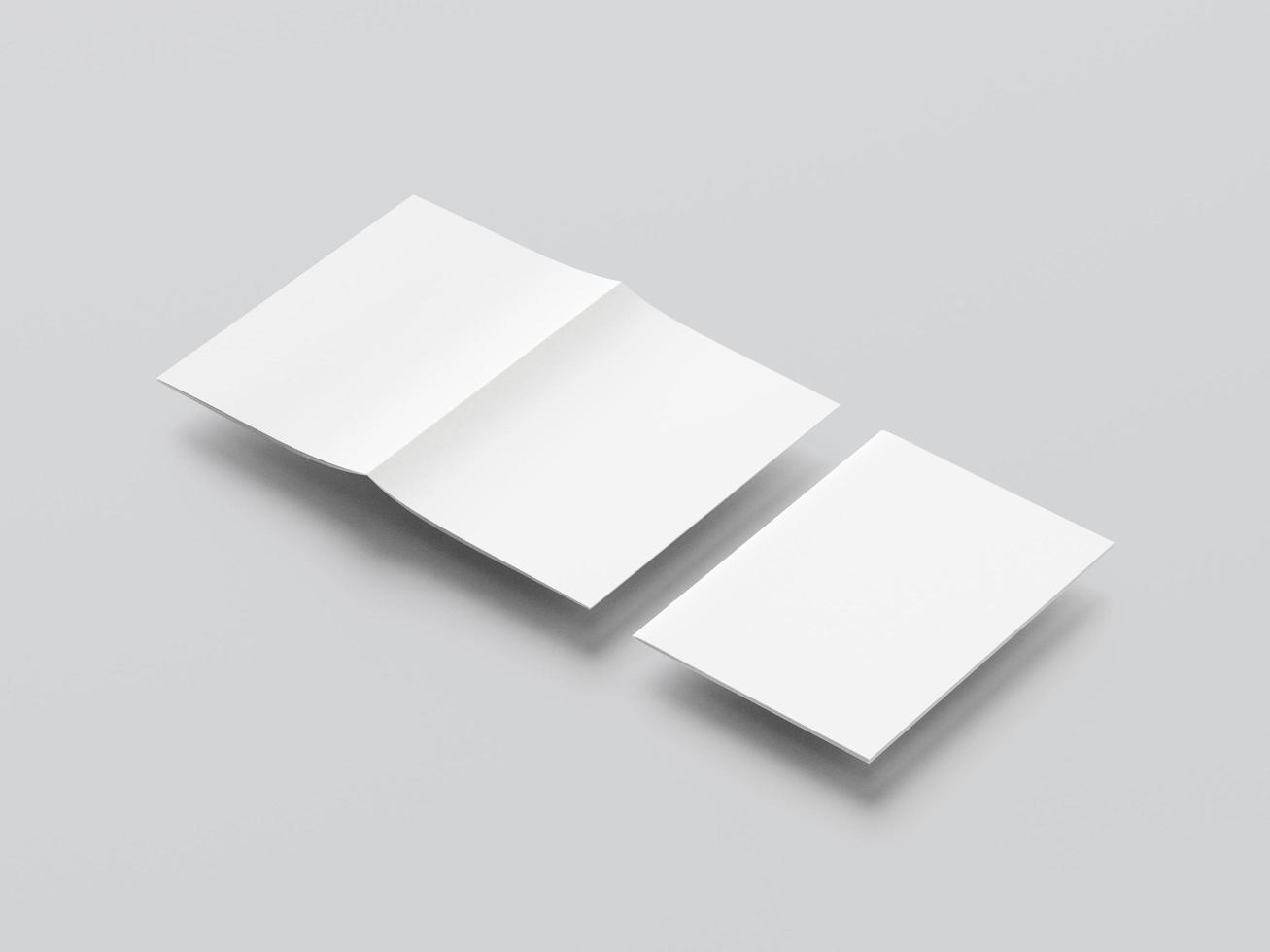 square booklet brochure mockup photo