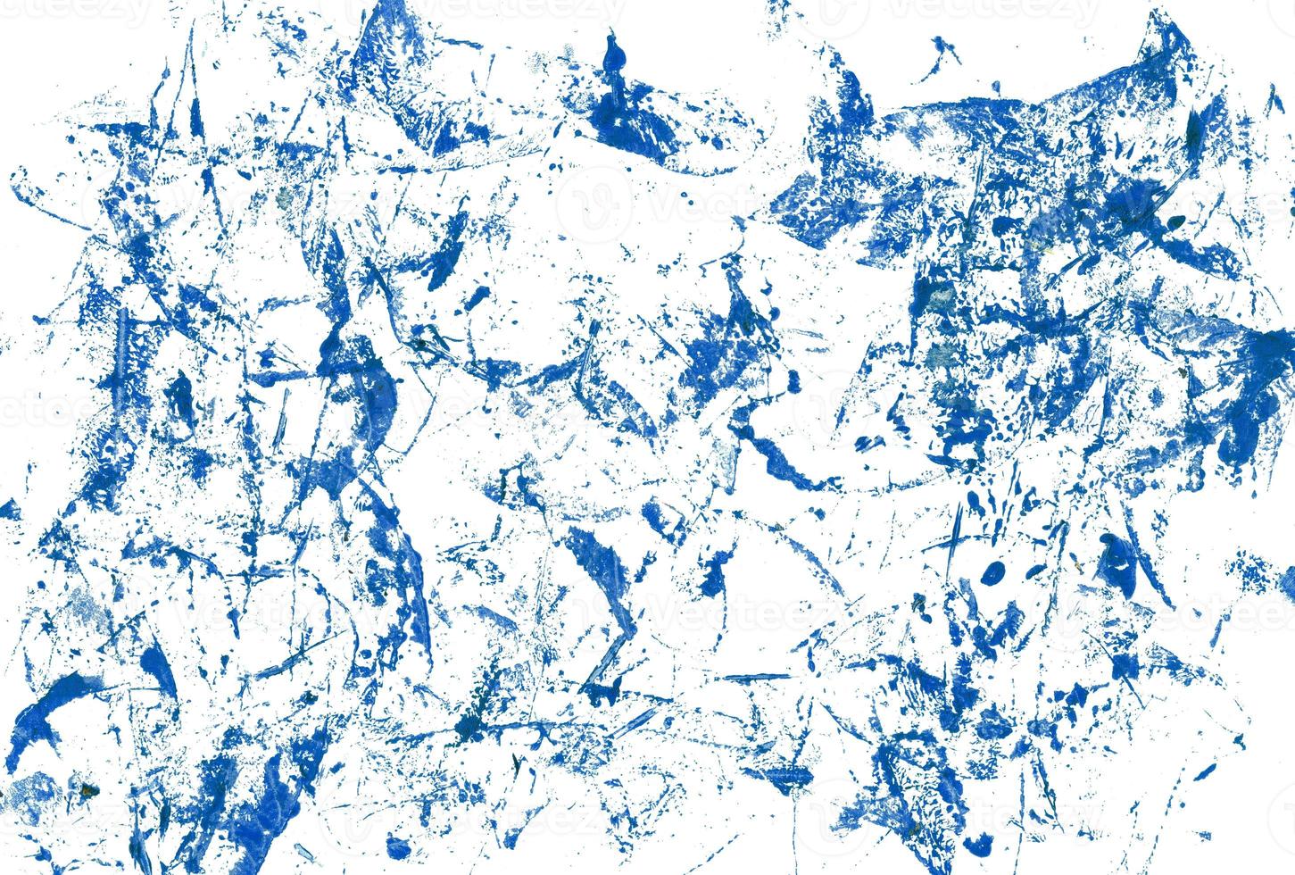 banner de punto de grunge azul acuarela aislado sobre fondo blanco. textura de puntos abstractos dibujados a mano foto