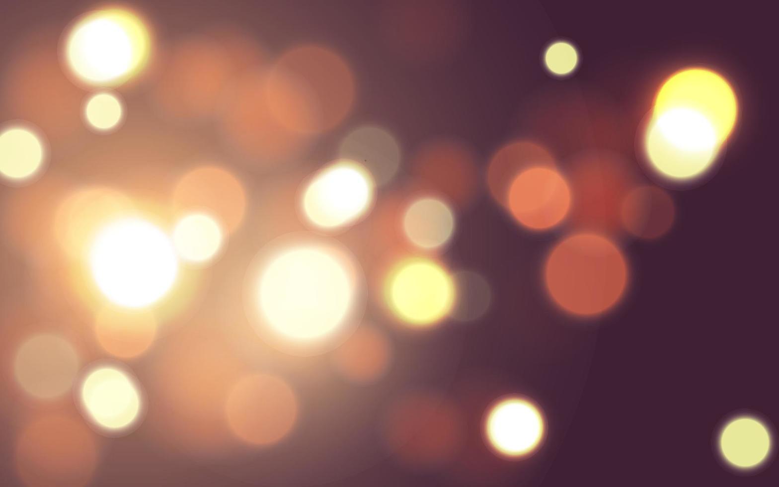 Campfire bokeh soft light abstract background, Vector eps 10 illustration bokeh particles, Background decoration