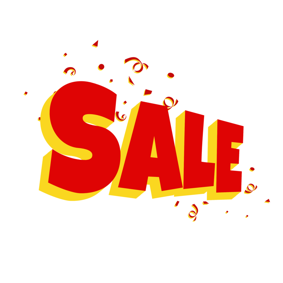 Sale Shopping Poster or banner with Flash icon and text png