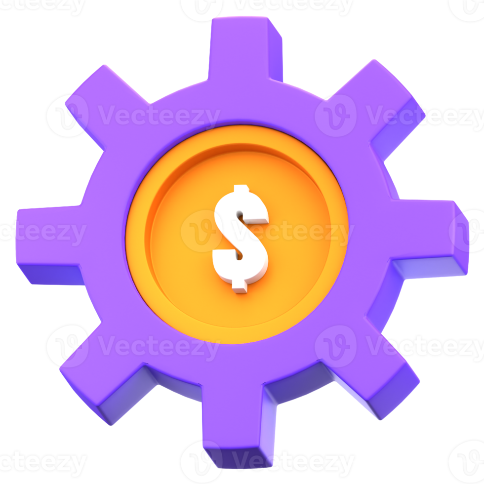 Money Management 3D Icon png