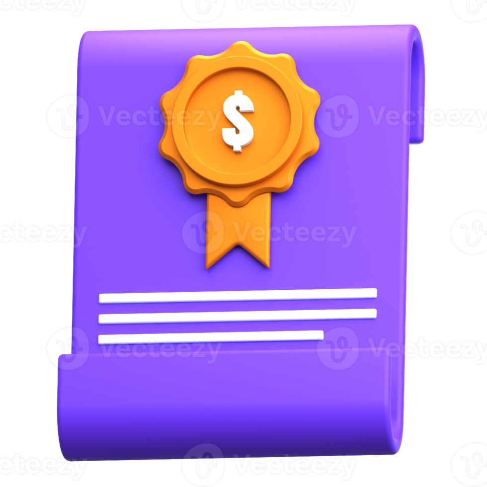 Financial Award 3D Icon png