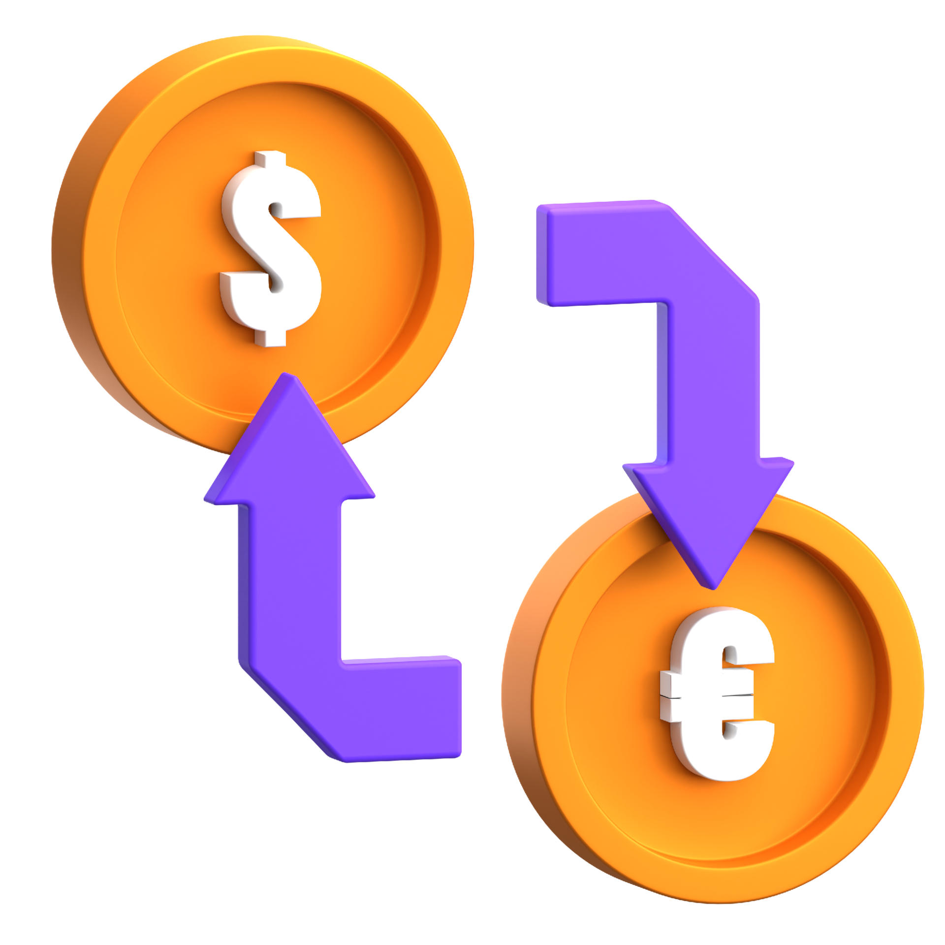 Money Exchange 3D Icon 13484047 PNG