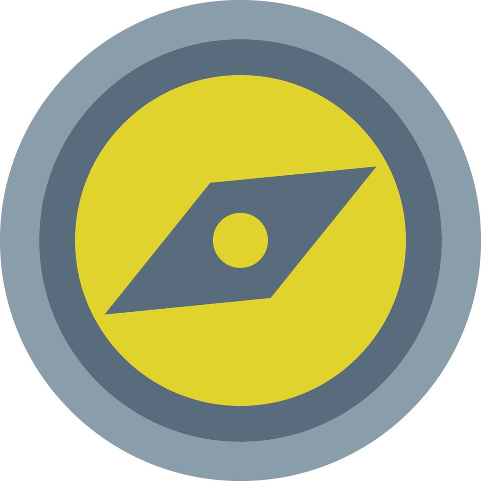 Airplane compass, illustration, on a white background. vector