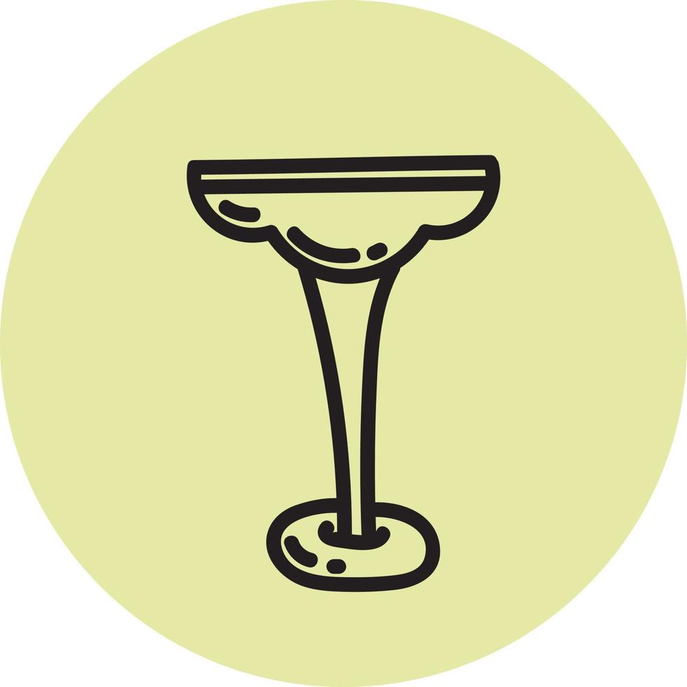 Strong coctail, illustration, vector on white background.