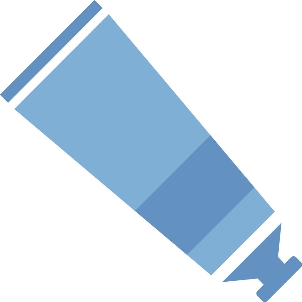 Paint in a tube, illustration, vector on white background.