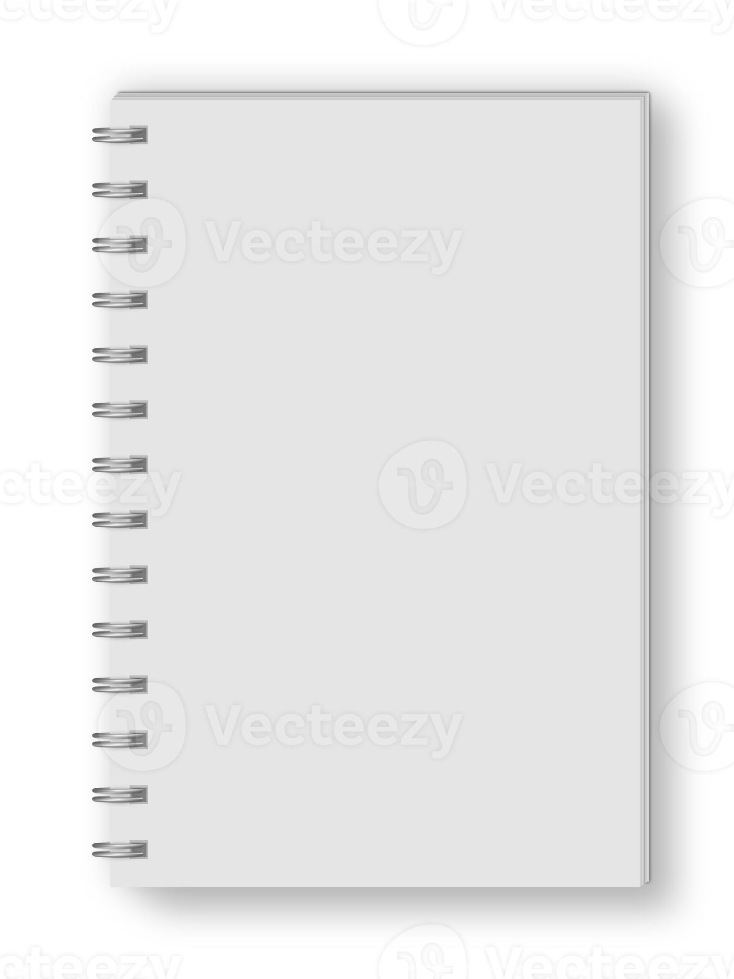 Free White blank spiral notebook mockup 13485478 PNG with Transparent