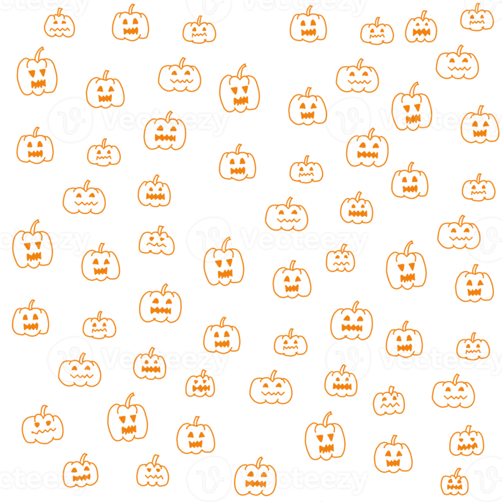 Sketch Pumpkin vegetable Halloween png