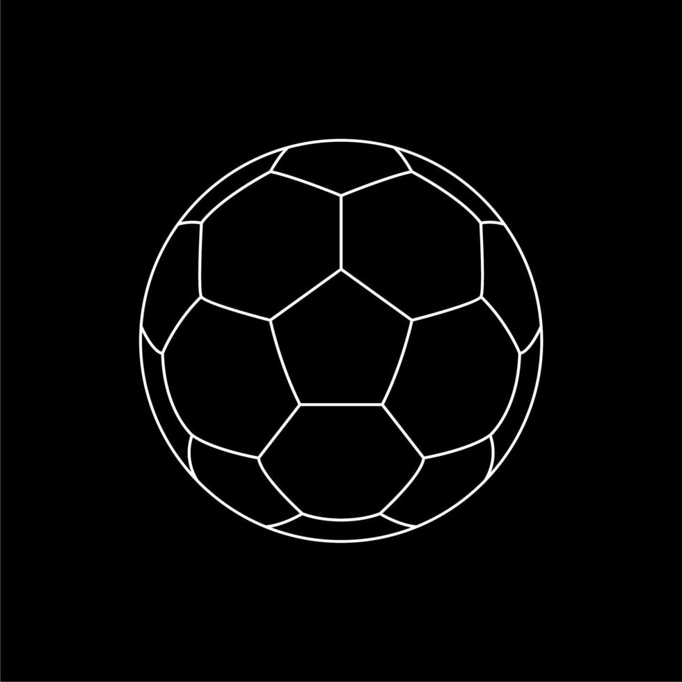 Foot Ball or Soccer Ball Icon Symbol for Art Illustration, Logo, Website, Apps, Pictogram, News, Infographic or Graphic Design Element. Vector Illustration