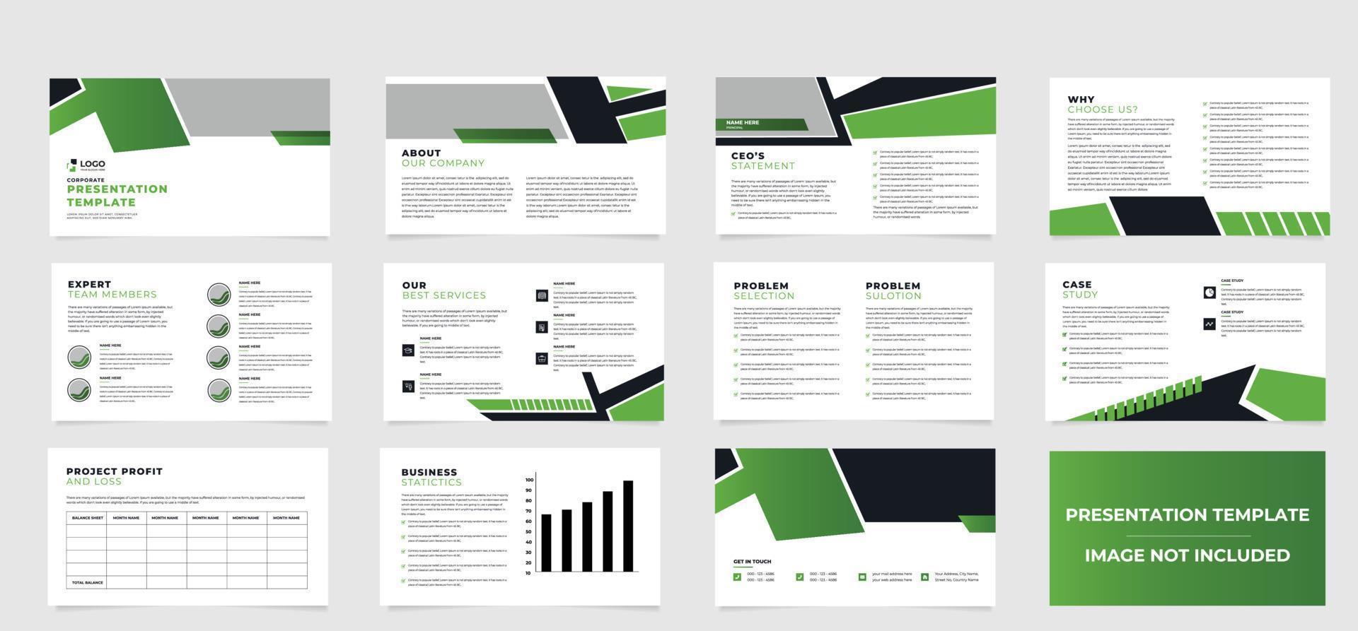 plantilla de diseño de fondos de presentación de negocios y diseño de diseño de página para folleto, libro, revista, informe anual y perfil de empresa vector
