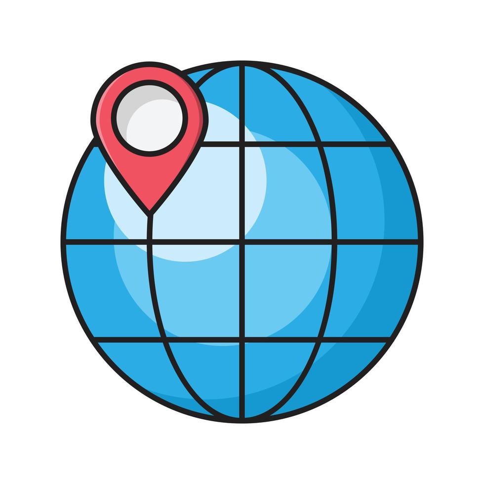 global location vector illustration on a background.Premium quality symbols.vector icons for concept and graphic design.