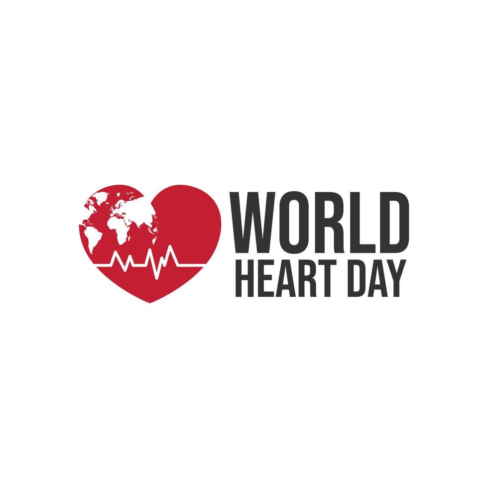 Creative concept of world heart day vector image