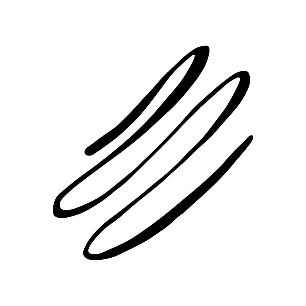 Vector doodle illustration of chaotic lines. For social media design, highlights, collages, backgrounds. Trendy scandi uniform