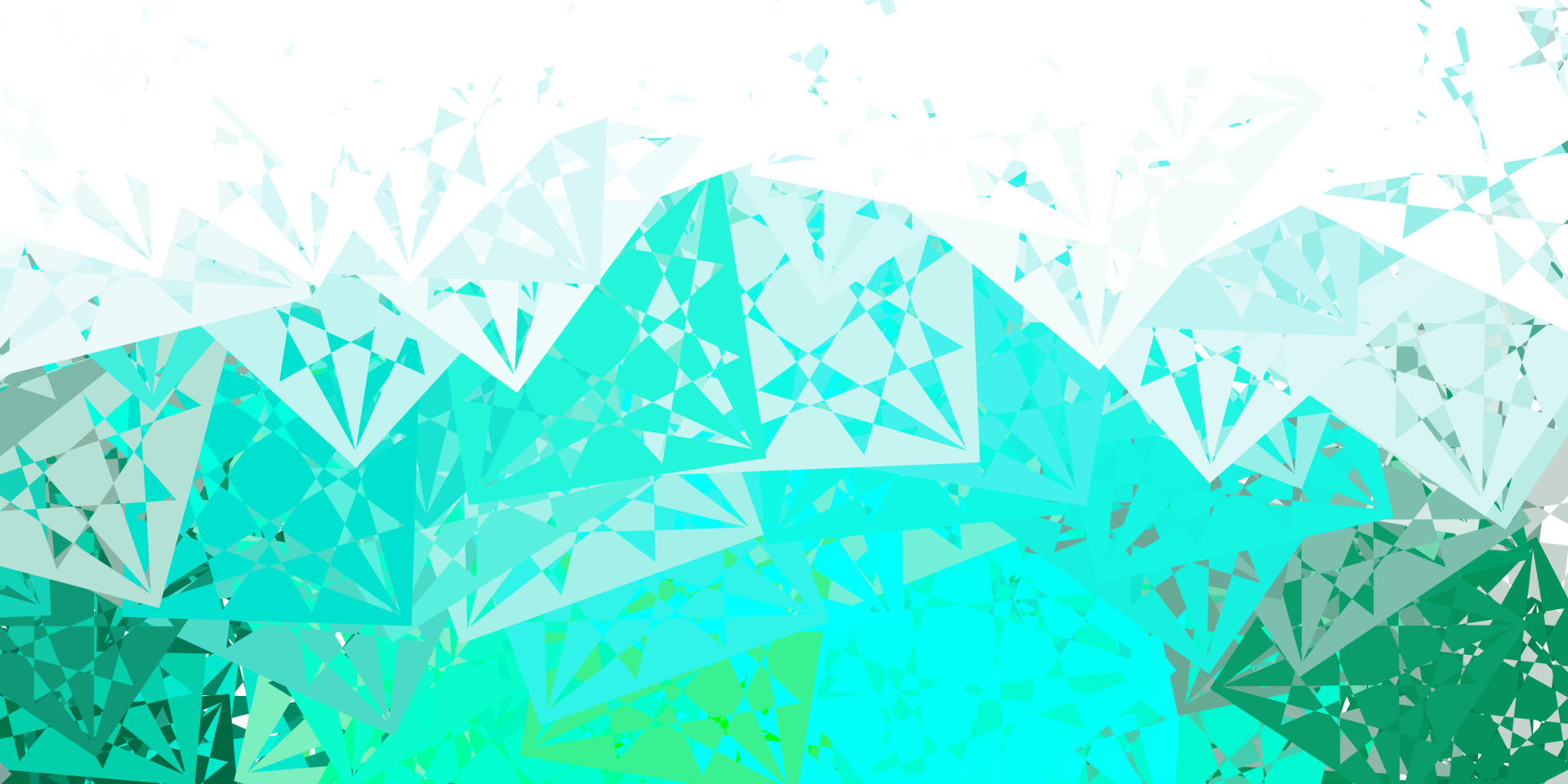 Light Green vector background with polygonal forms. 13487626 Vector Art