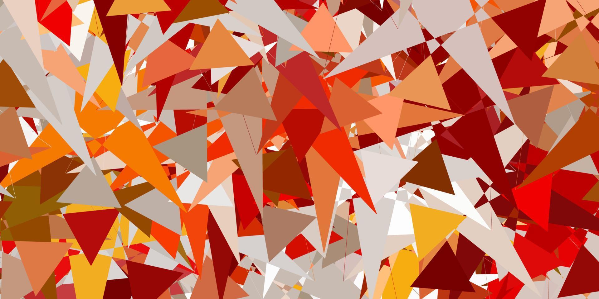 Light Green, Red vector background with polygonal forms.