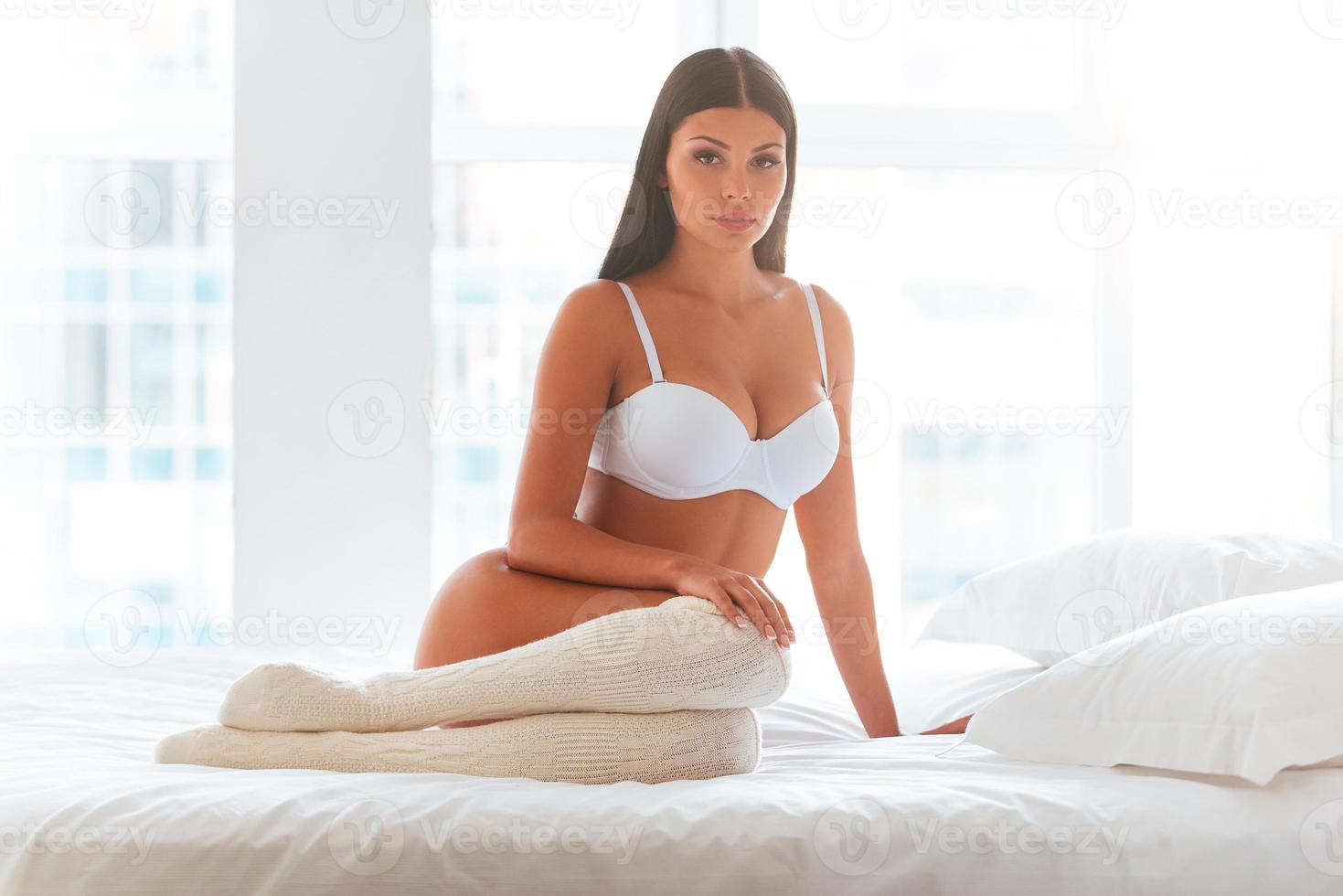 sexy young girl in beautiful lingerie 16095226 Stock Photo at Vecteezy