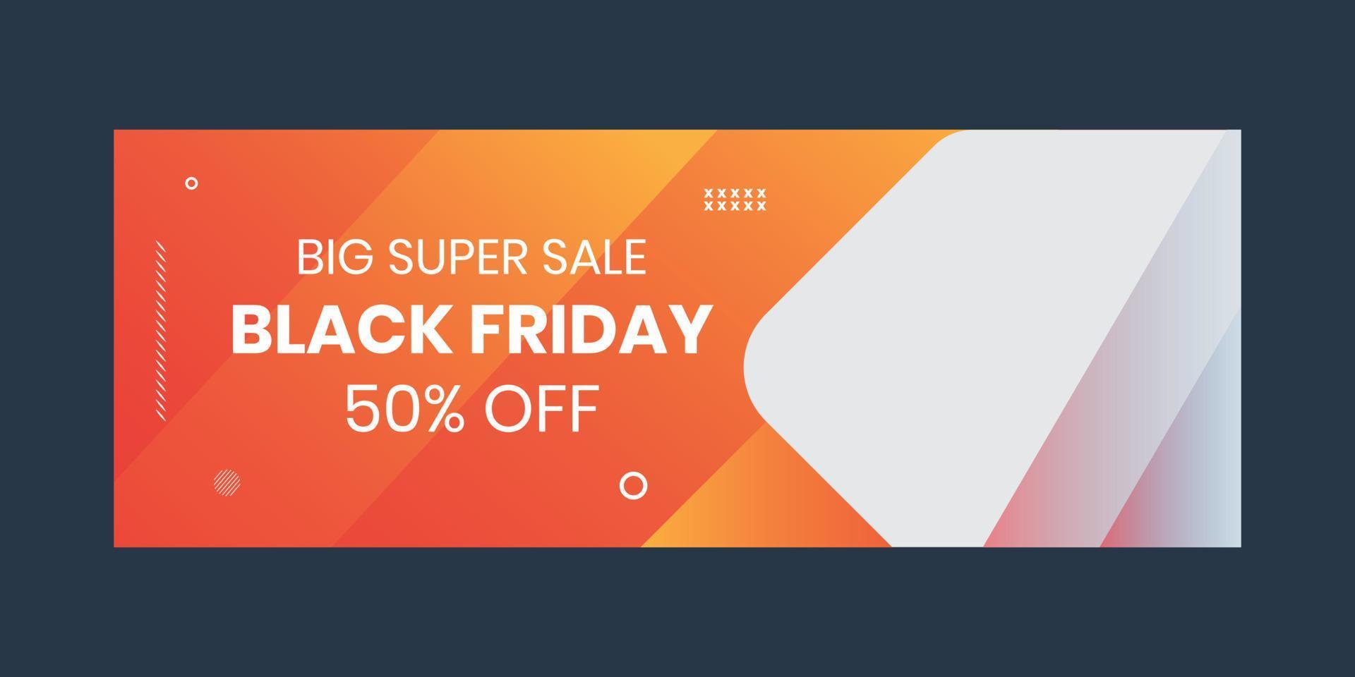 Black Friday Banners sale vector