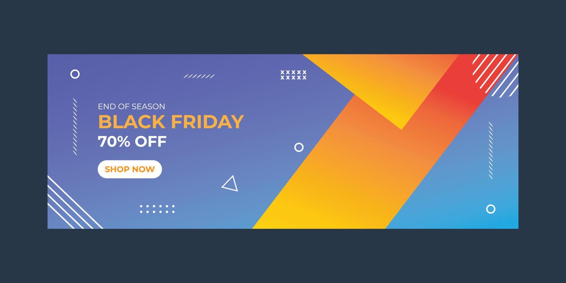 Black Friday Banners sale vector