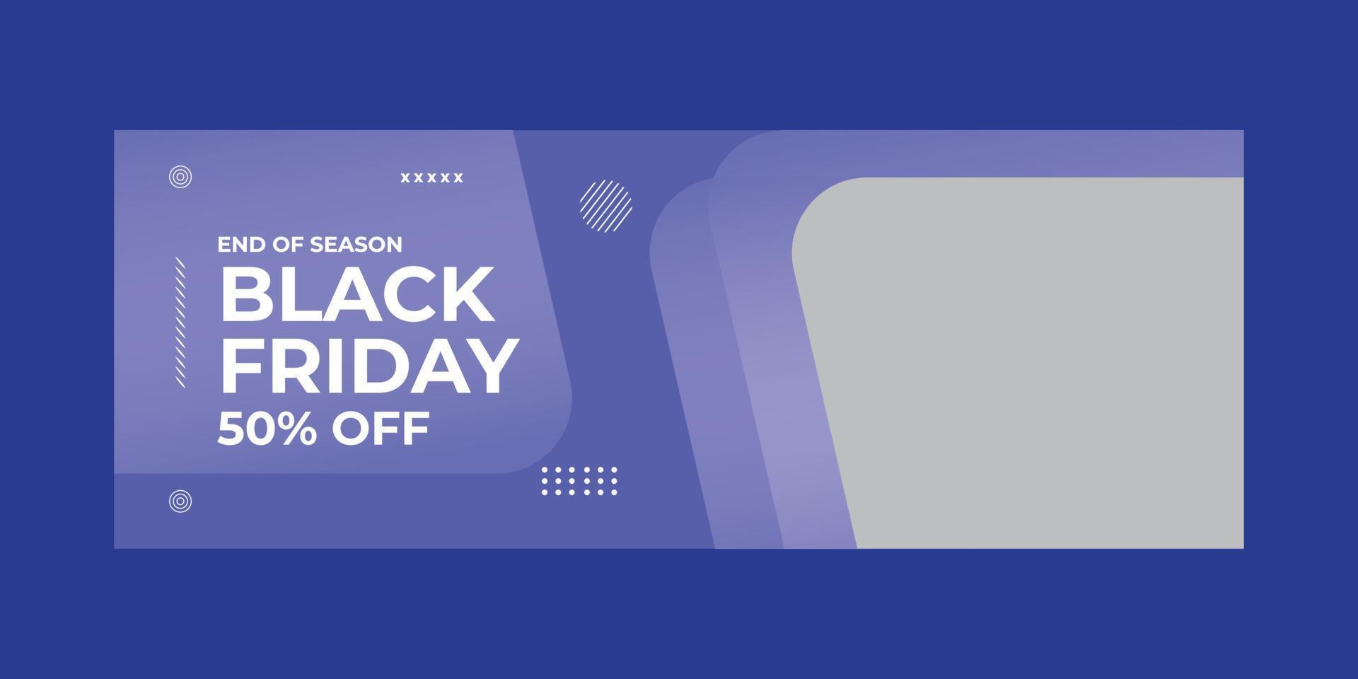 Black Friday Banners sale vector