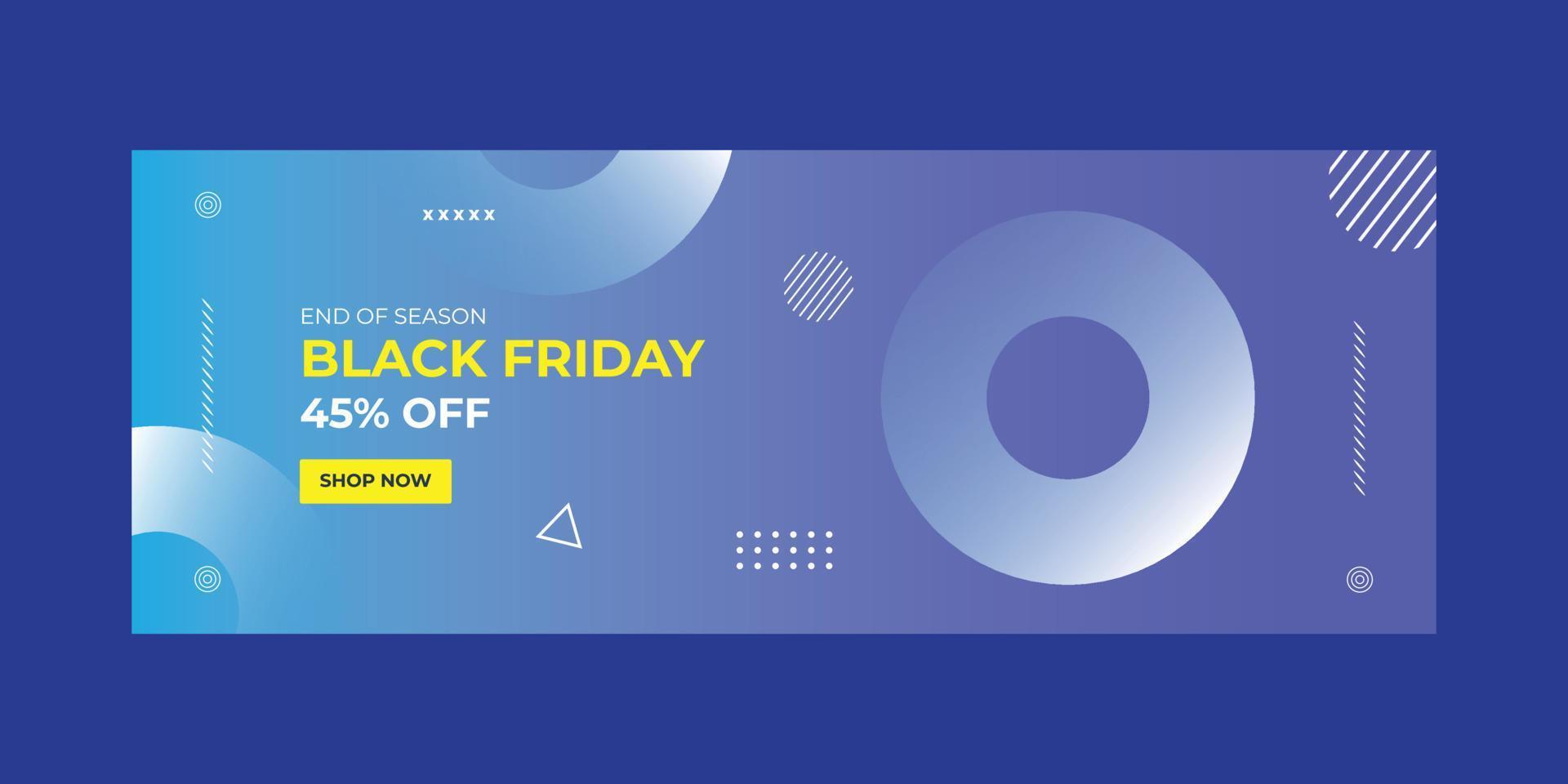 Black Friday Banners sale vector