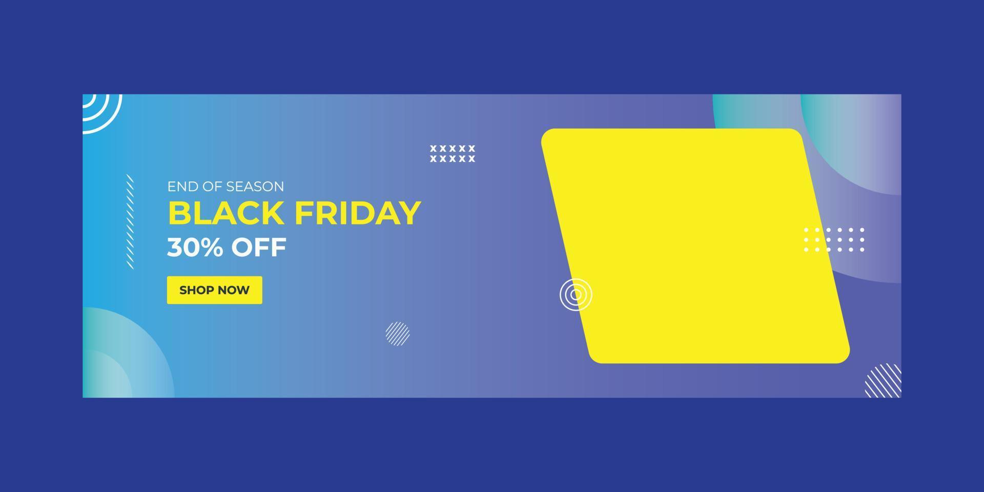 Black Friday Banners sale vector