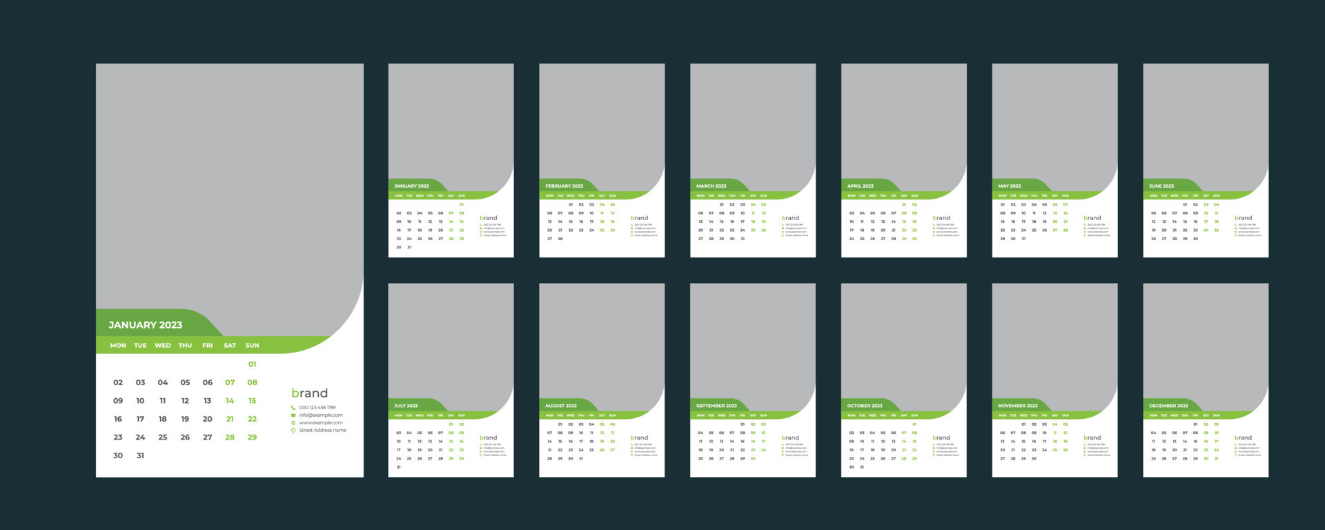 Wall Calendar 2023 13488126 Vector Art At Vecteezy wall-calendar-2023-13488126-vector-art-at-vecteezy