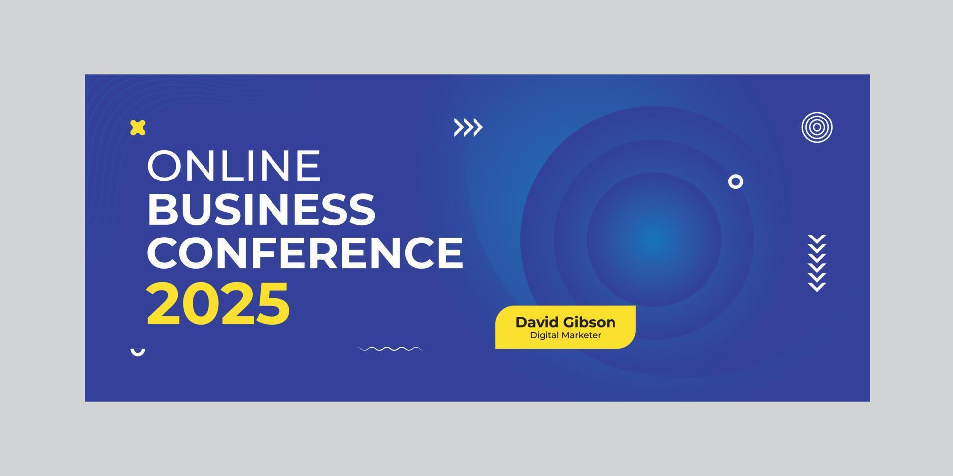 Marketing business banner template vector