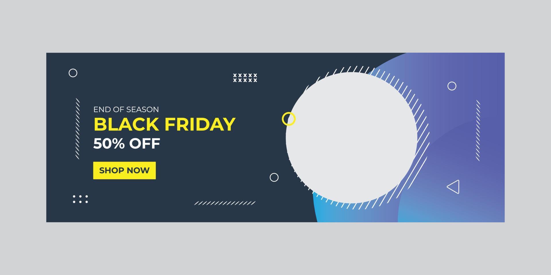 Black Friday Banners sale vector