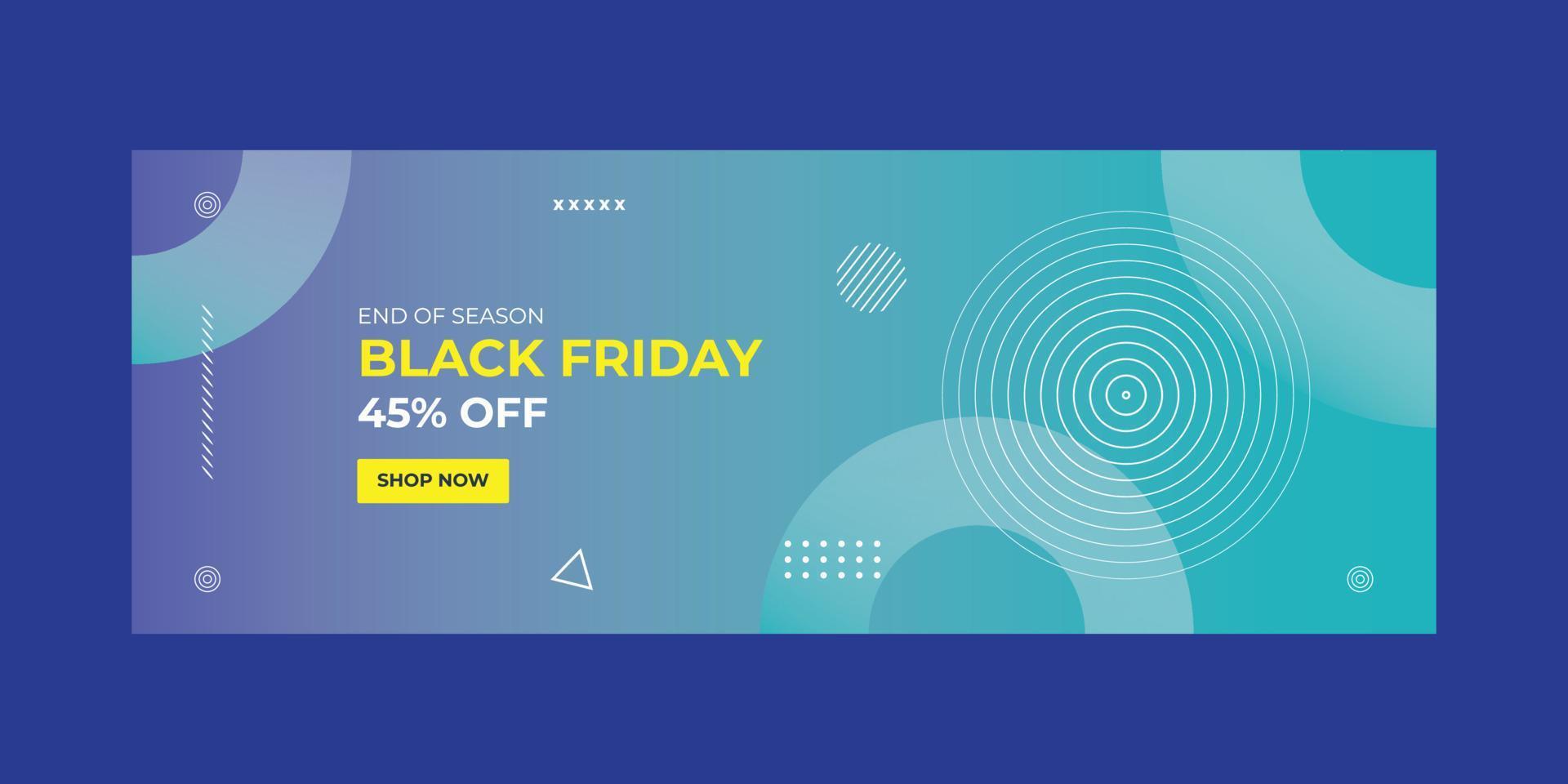 Black Friday Banners sale vector