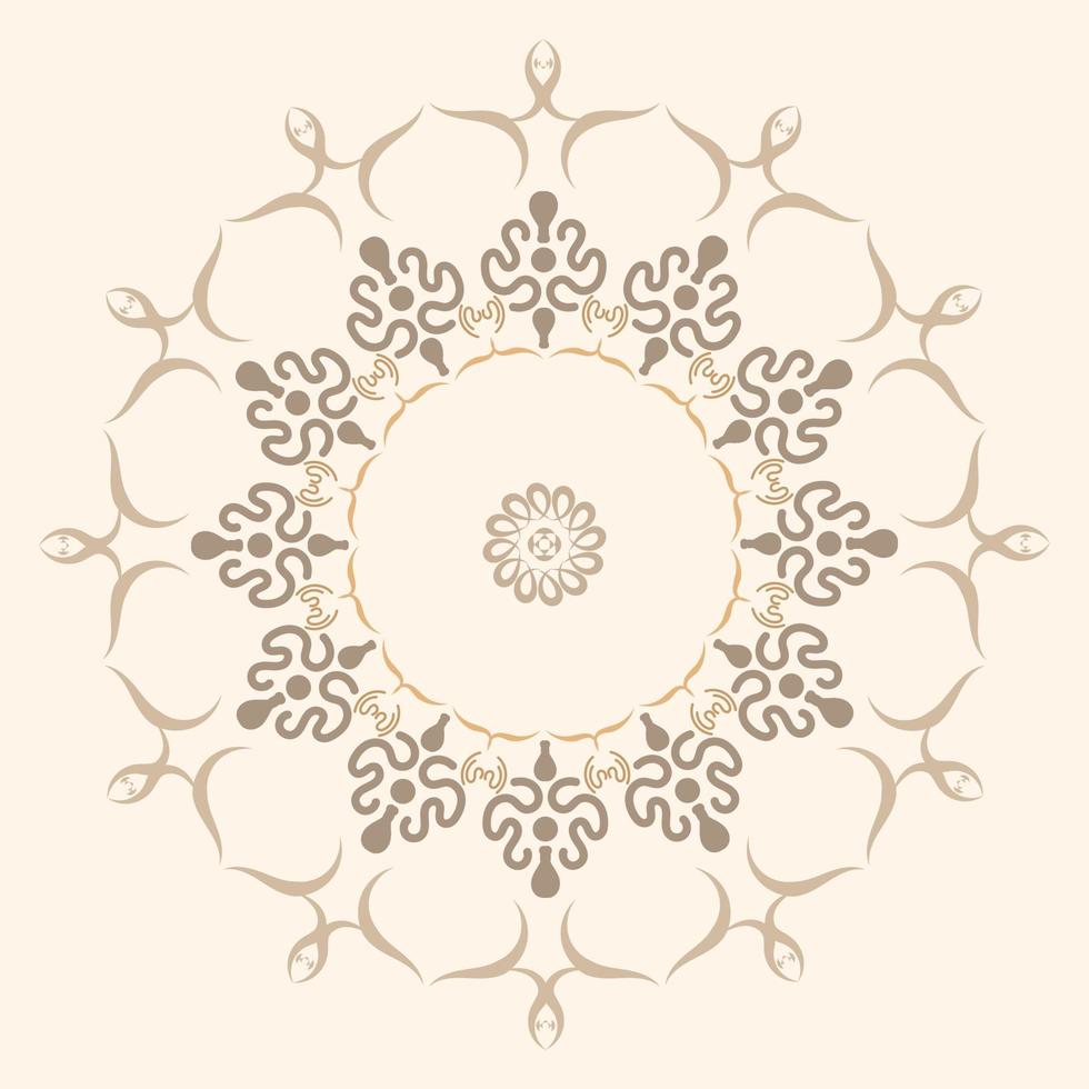 patrón de lujo en el fondo. plantilla de mandala vectorial. elementos de diseño. motivos tradicionales turcos e indios. excelente para telas y textiles, papel tapiz, embalaje o cualquier idea deseada, y diseño colorido vector