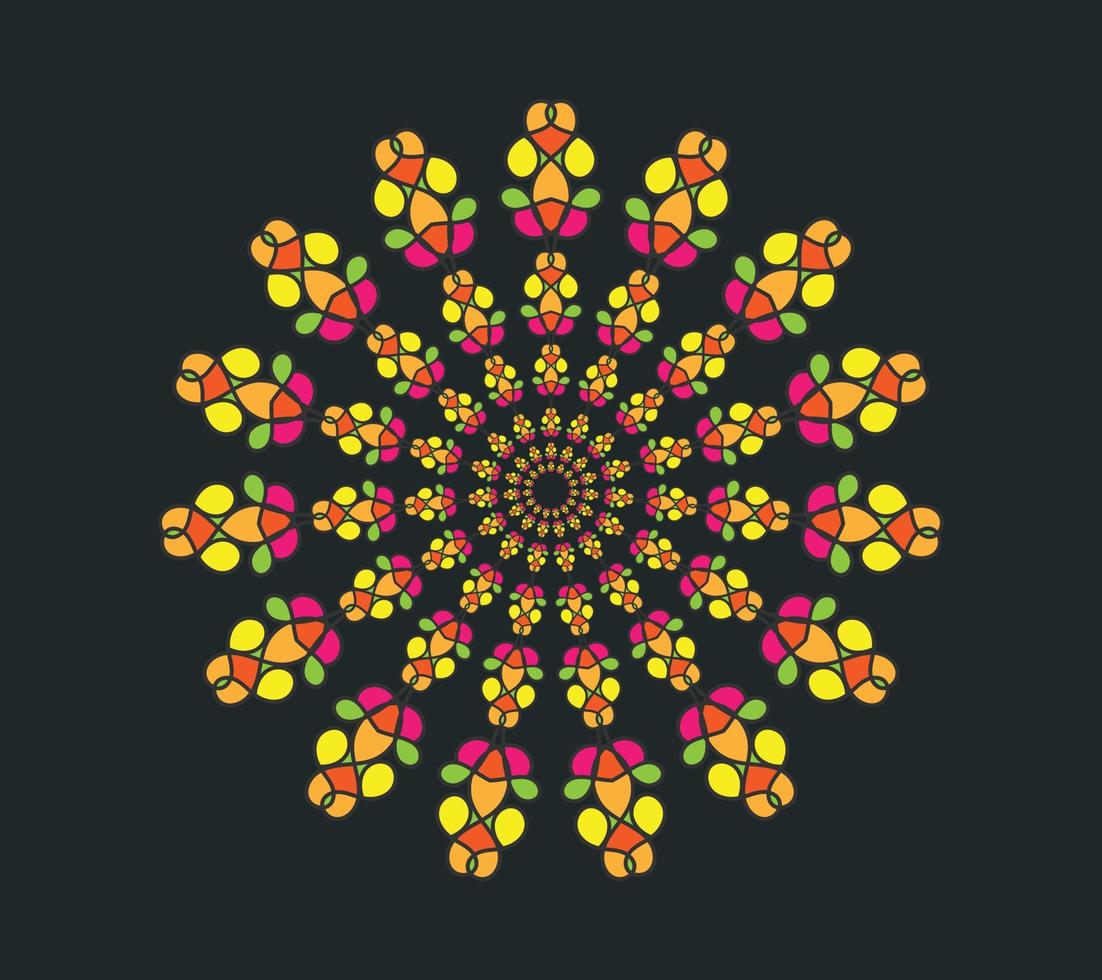 Luxury pattern on  background. Vector mandala template. design elements. Traditional Turkish, Indian motifs. Great for fabric and textile, wallpaper, packaging or any desired idea, and colorful design