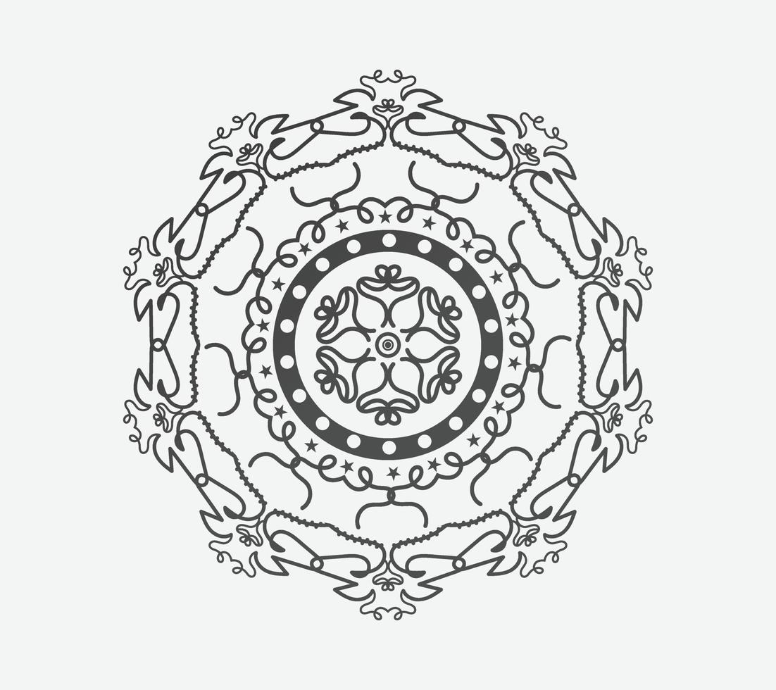 patrón de lujo en el fondo. plantilla de mandala vectorial. elementos de diseño. motivos tradicionales turcos e indios. excelente para telas y textiles, papel tapiz, embalaje o cualquier idea deseada, y diseño colorido vector