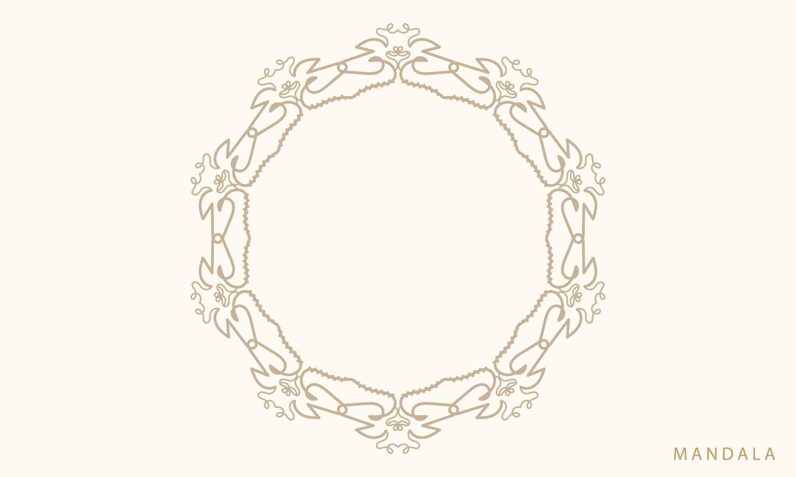 Luxury pattern on  background. Vector mandala template. design elements. Traditional Turkish, Indian motifs. Great for fabric and textile, wallpaper, packaging or any desired idea, and colorful design