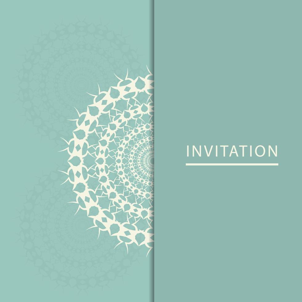 invitation card templates with gold patterned and crystals color luxury mandala background with golden arebesque pattern arabic islamic east style. ramadan style decorative mandala vector