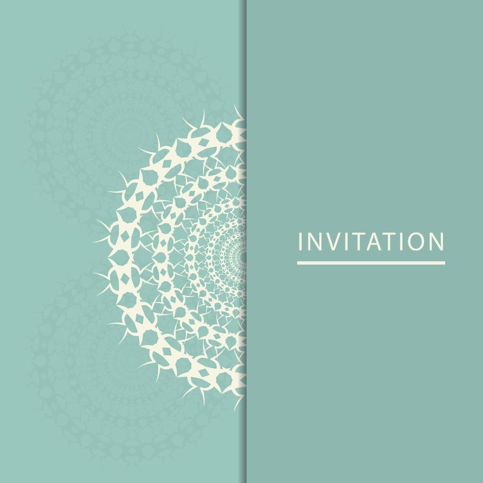 plantillas de tarjetas de invitación con motivos dorados y fondo de mandala de lujo de color de cristales con patrón arebesque dorado estilo árabe islámico oriental. mandala decorativa estilo ramadan vector