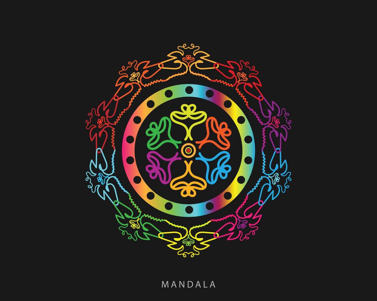 Luxury pattern on  background. Vector mandala template. design elements. Traditional Turkish, Indian motifs. Great for fabric and textile, wallpaper, packaging or any desired idea, and colorful design