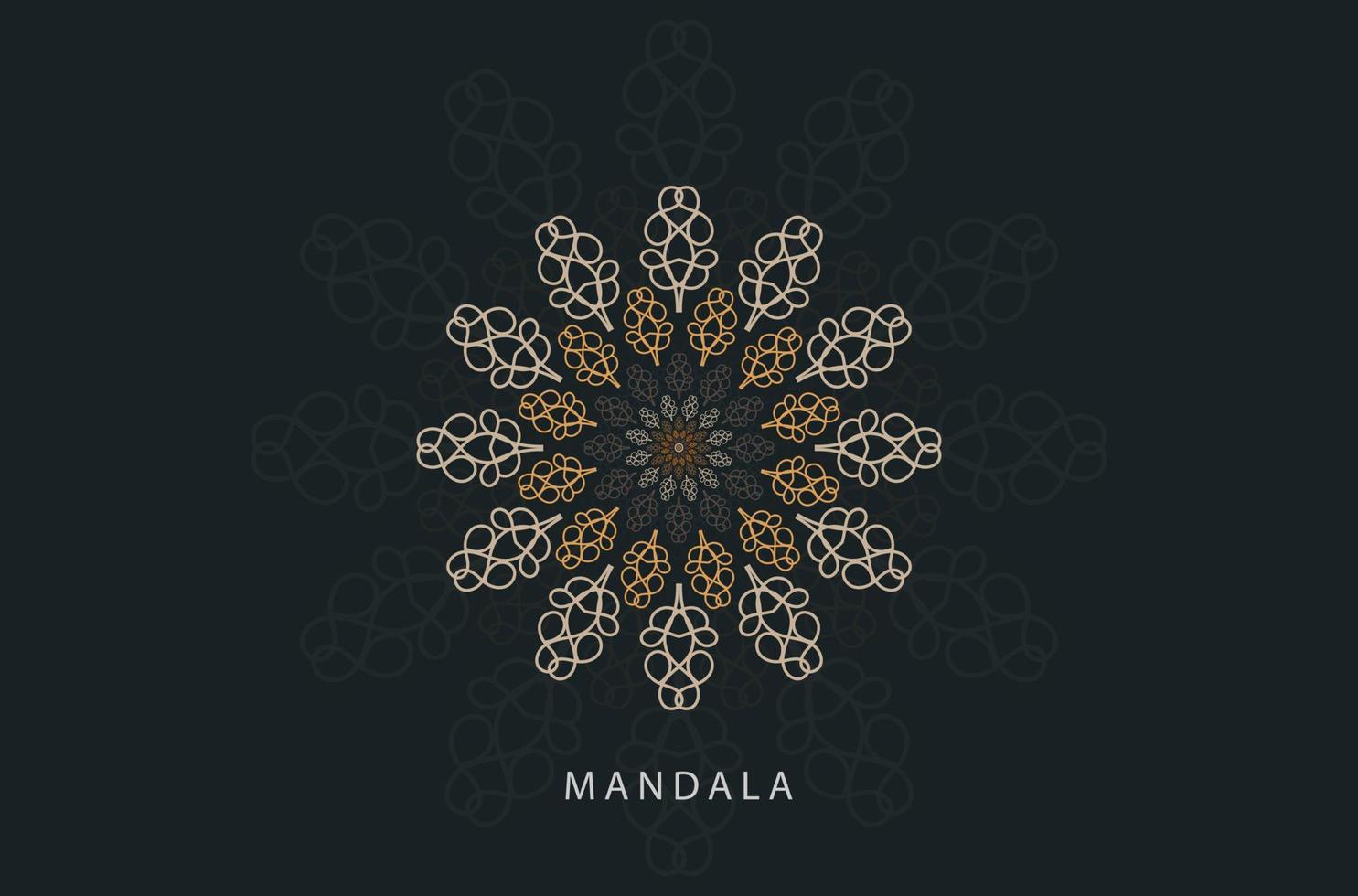 Luxury pattern on  background. Vector mandala template. design elements. Traditional Turkish, Indian motifs. Great for fabric and textile, wallpaper, packaging or any desired idea, and colorful design