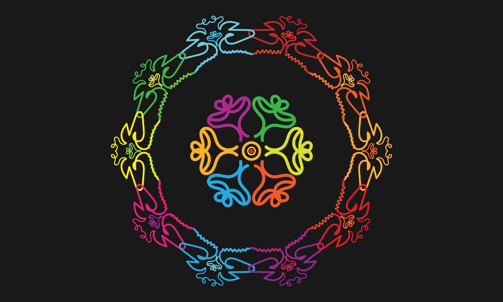 Luxury pattern on  background. Vector mandala template. design elements. Traditional Turkish, Indian motifs. Great for fabric and textile, wallpaper, packaging or any desired idea, and colorful design