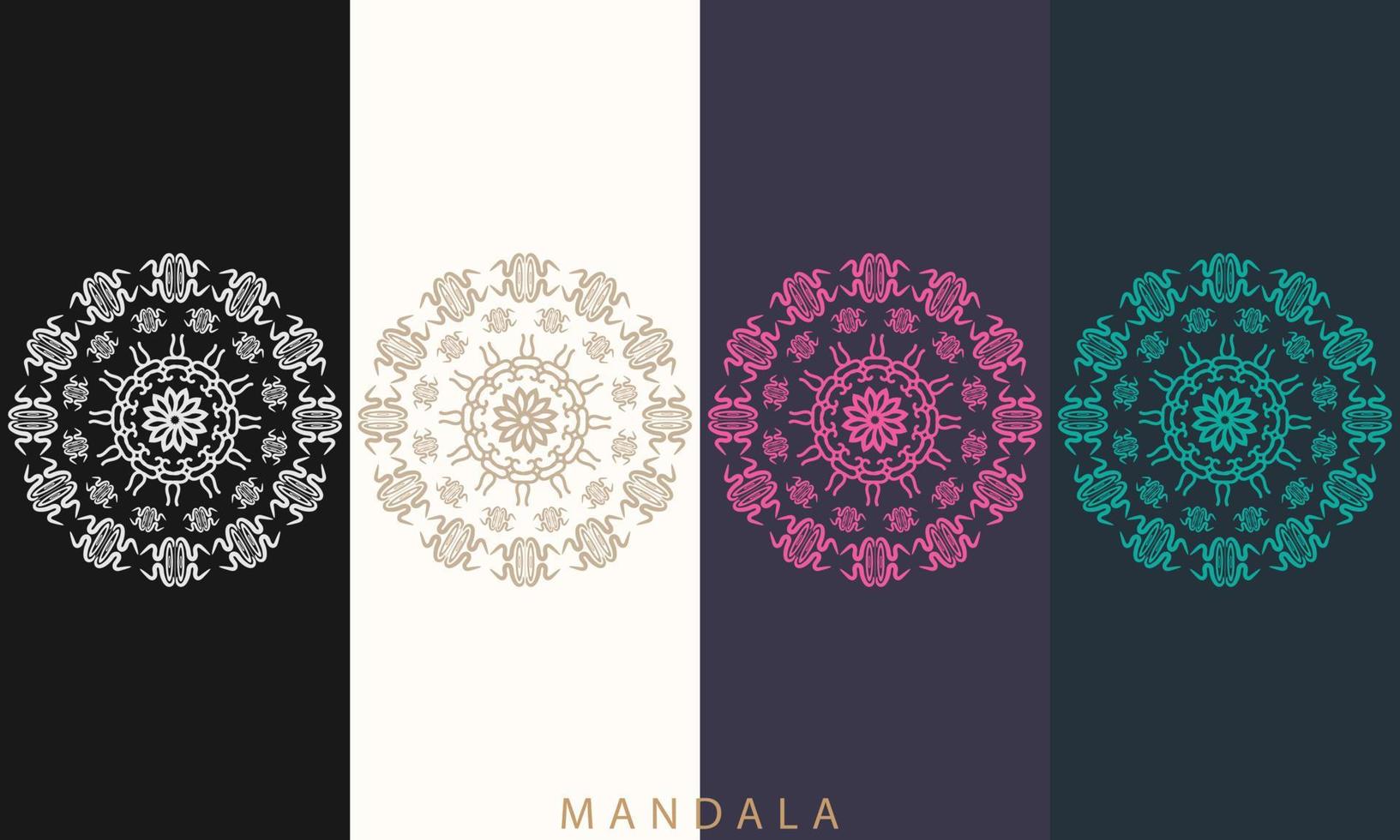 Luxury pattern on  background. Vector mandala template. design elements. Traditional Turkish, Indian motifs. Great for fabric and textile, wallpaper, packaging or any desired idea, and colorful design