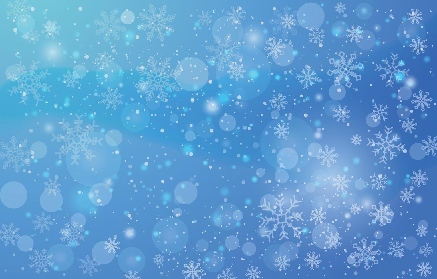 Winter Snow Background vector