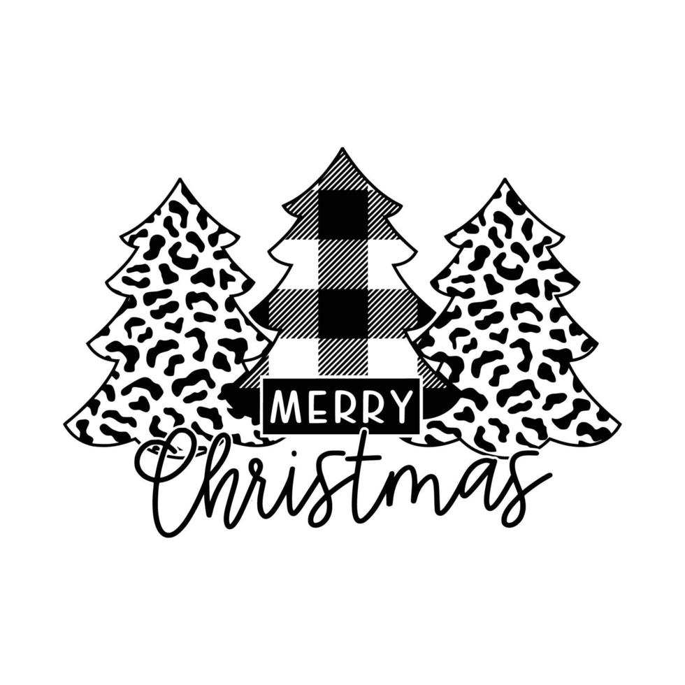 Merry Christmas wonderful and charming illustration vector