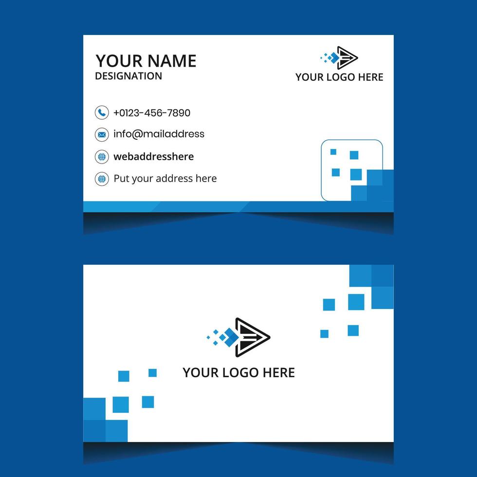 Professional Business card design vector