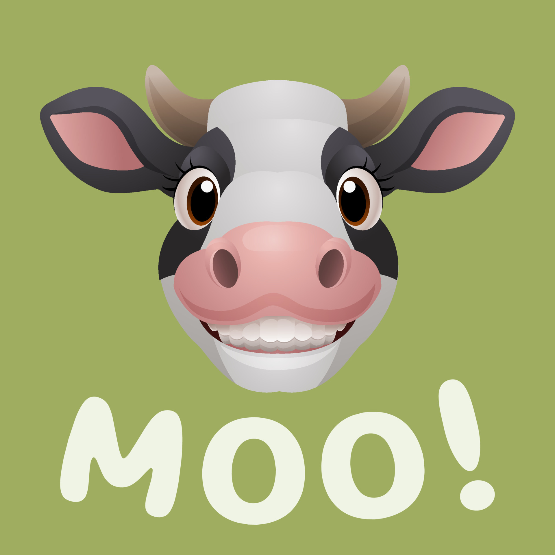 Cute smiling head cow cartoon 13488846 Vector Art at Vecteezy Cute smiling head cow cartoon 13488846 Vector Art at Vecteezy