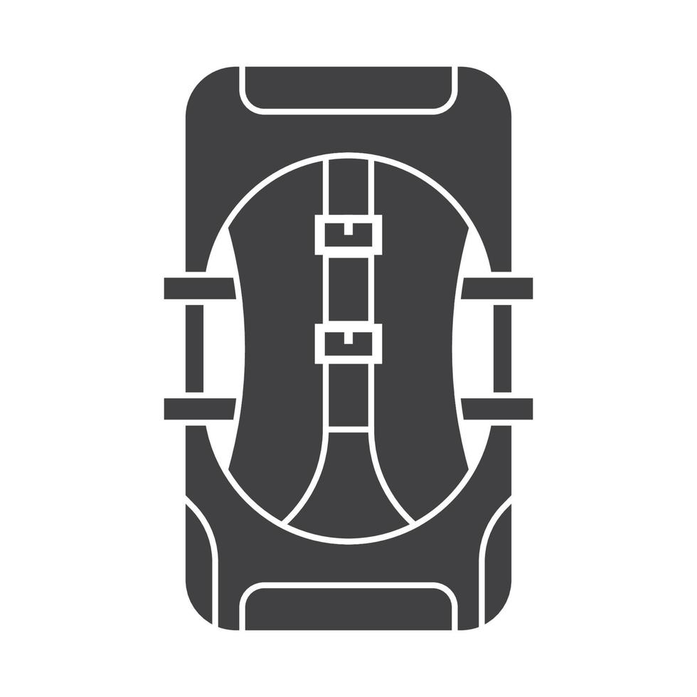 Tourist Backpack Icon vector