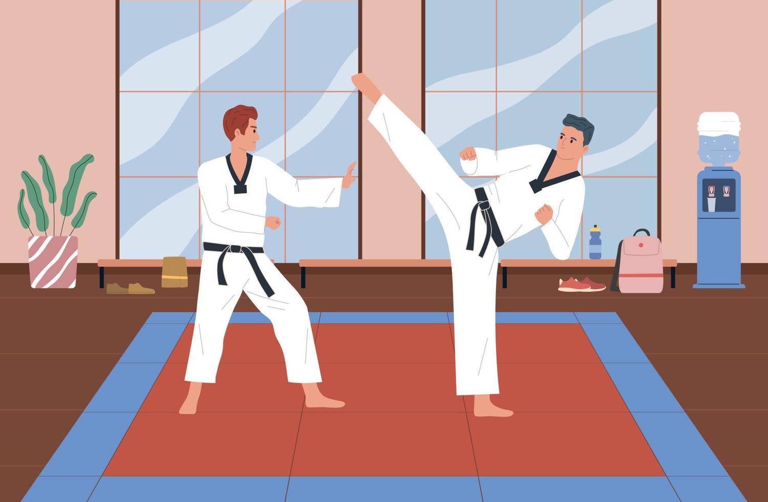 Fighters Flat Icon Set vector