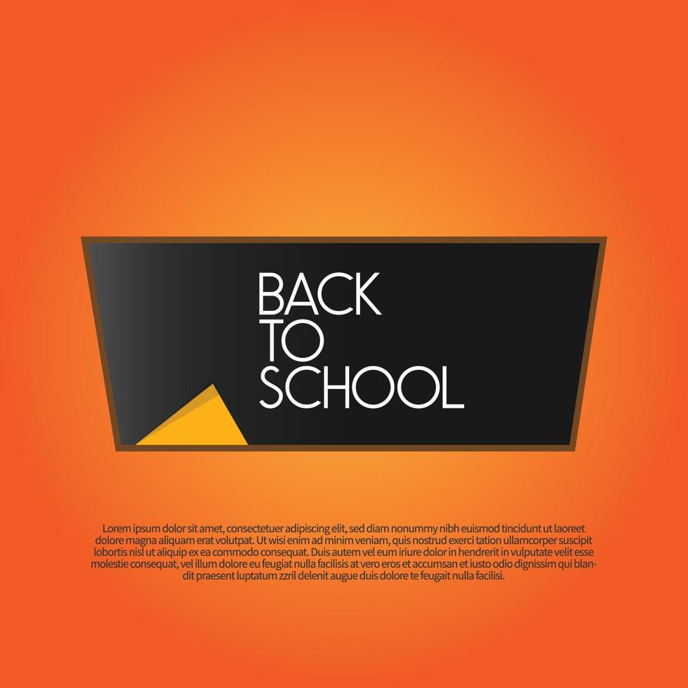 back to school logo vector