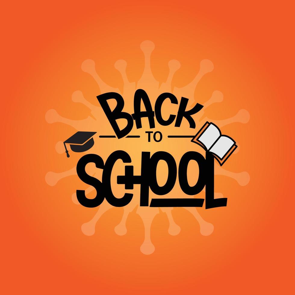 vector de logotipo de regreso a la escuela
