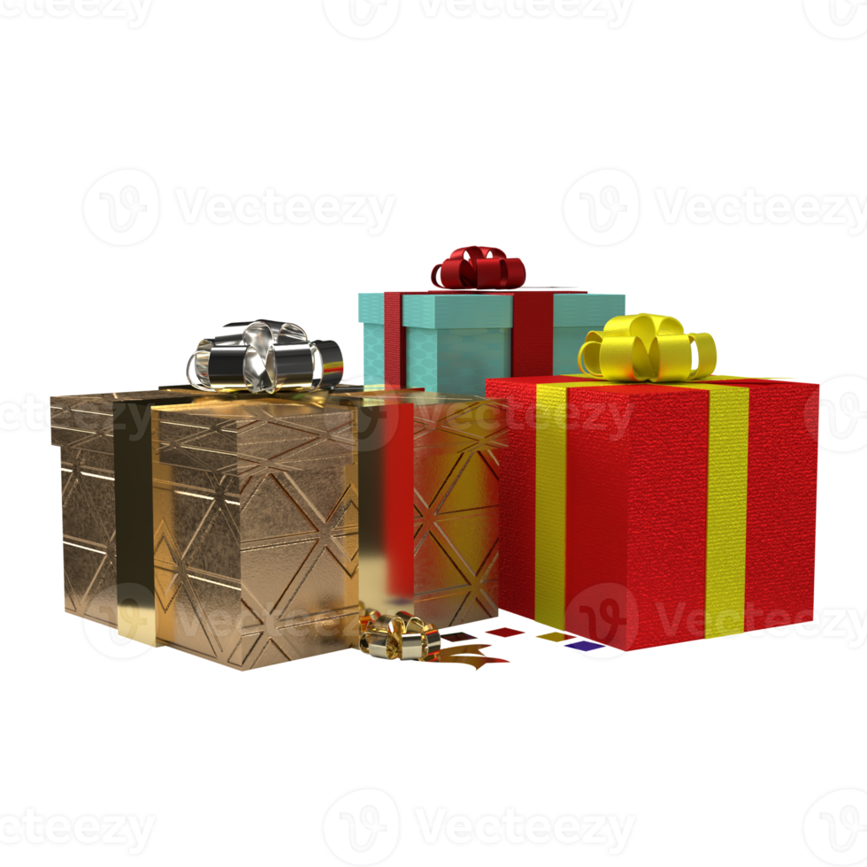 gift box png for celebration concept