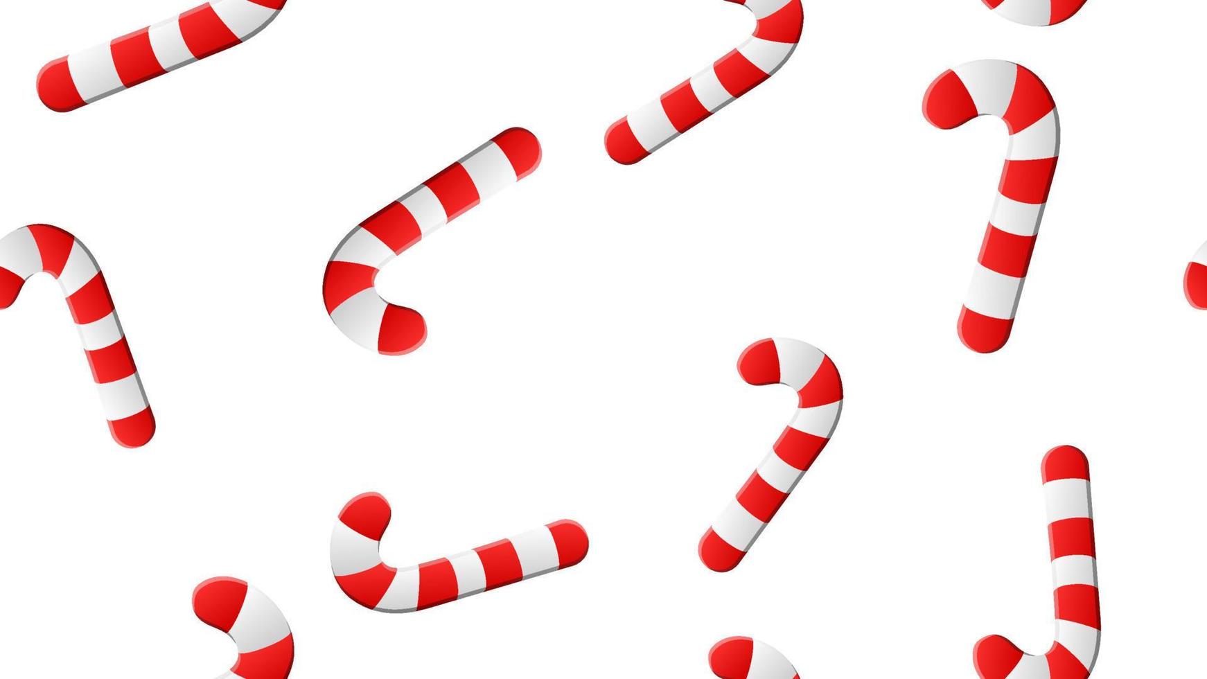 Candy cane and lollipop seamless christmas pattern on mint green background. Happy New Year and Merry Xmas background. Vector winter holidays print for textile, wallpaper, fabric, wallpaper